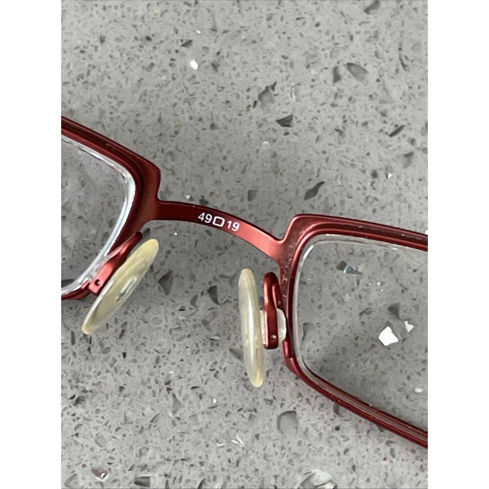 Humphrey's By Eschenbach H 2581 50 Eyeglasses Frames ONLY 49-19-135 red full rim